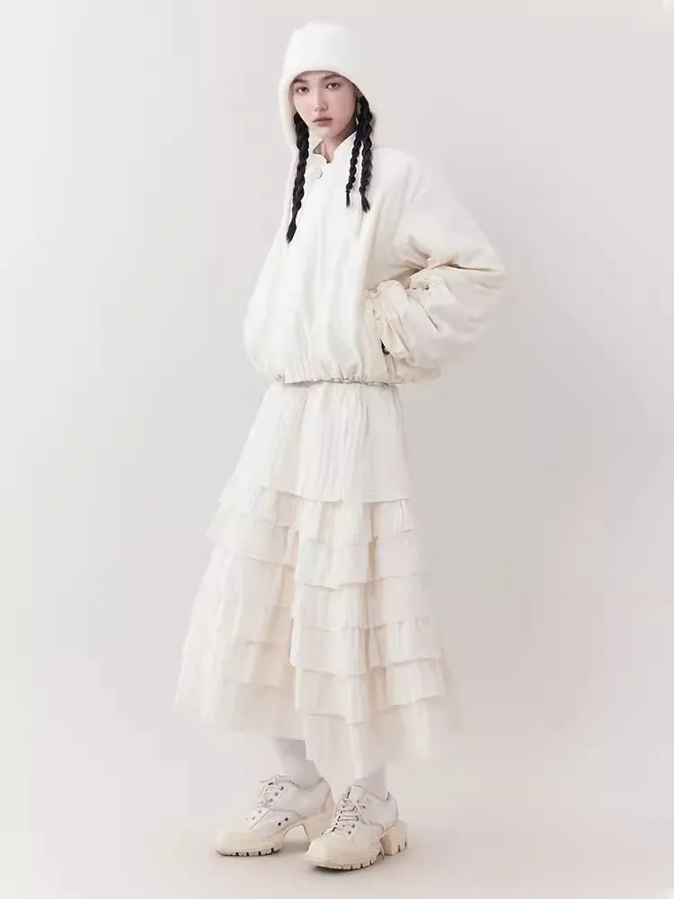Lightweight Pleated Casual Short Jacket【s0000006393】
