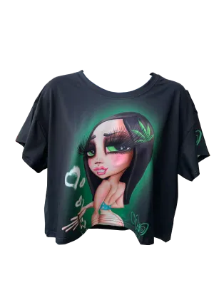 Lil Stony Black Crop Top