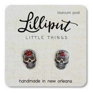 Lilliput Little Things Sugar Skull Earrings
