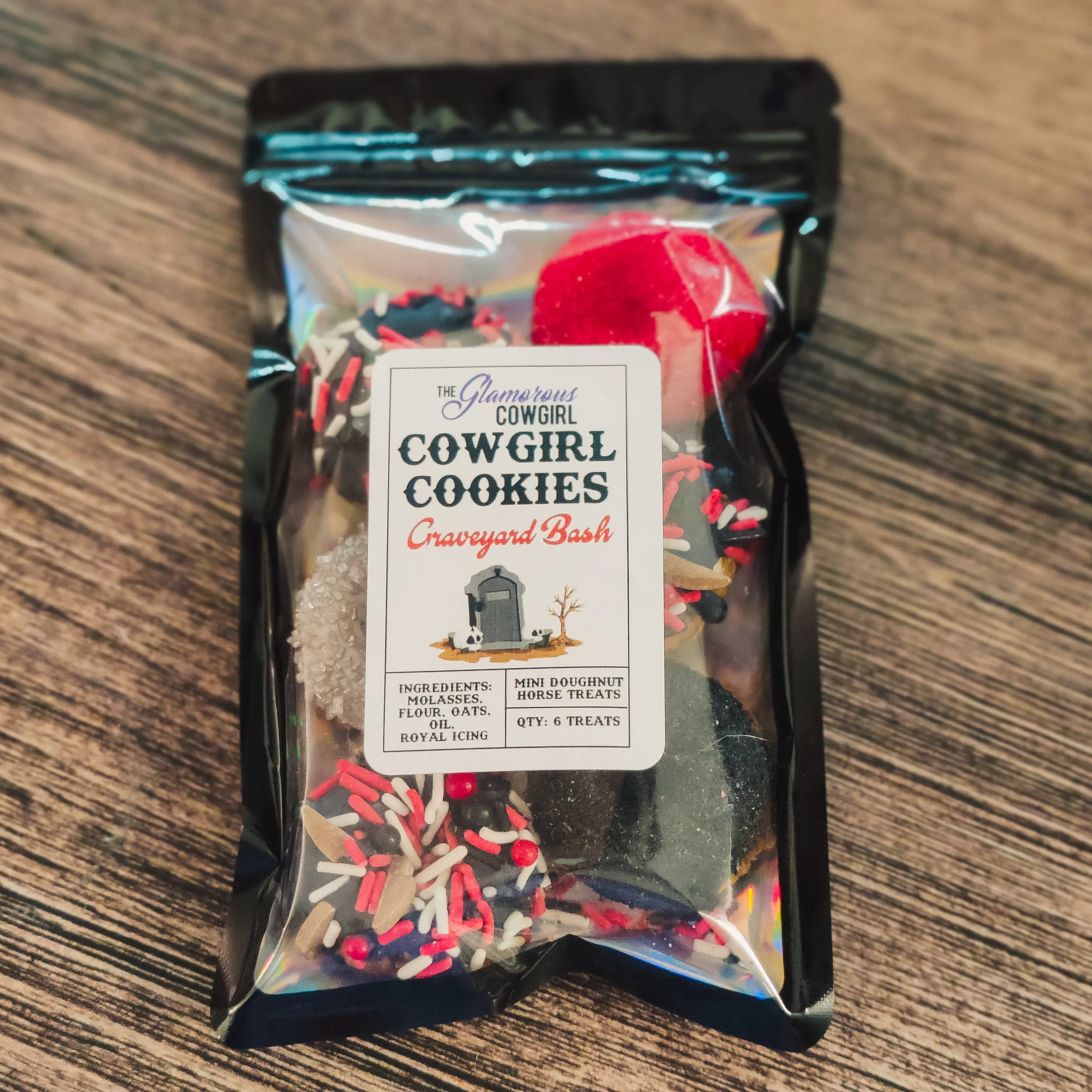 *Limited Edition* Graveyard Bash Cowgirl Cookies Horse Treats