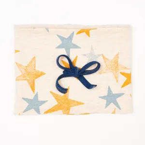Lined Neck warmer "Stars/Fleece Nude Marl"