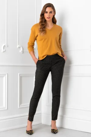Lisette L Pant 929909-372 Black/Camel