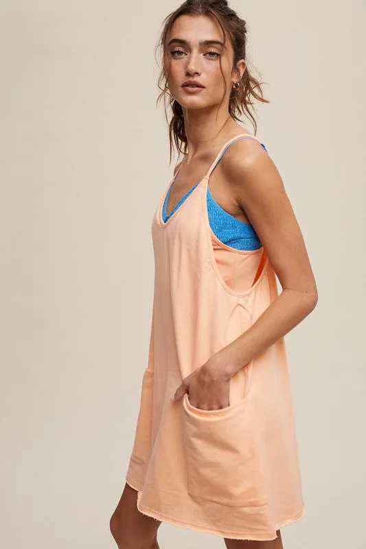 Listicle Sporty Mini Dress With Built in Romper