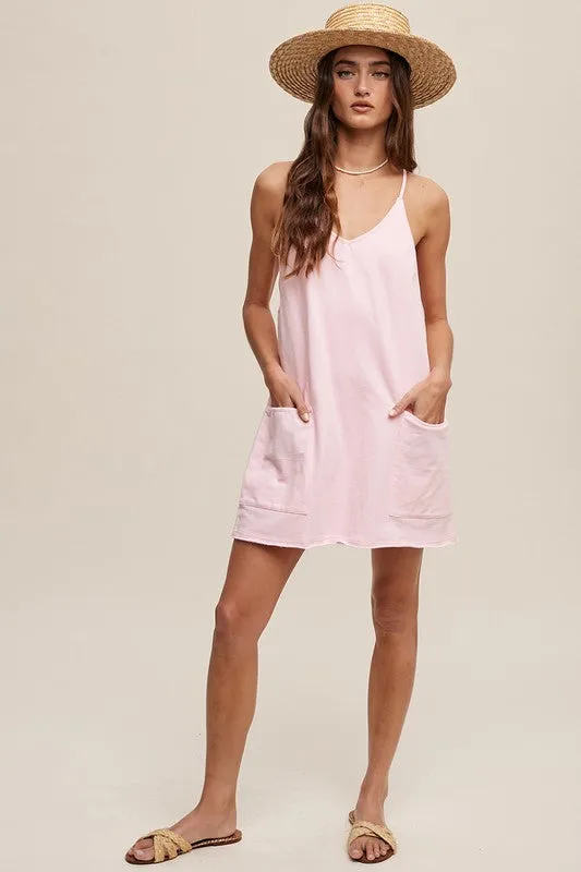 Listicle Sporty Mini Dress With Built in Romper