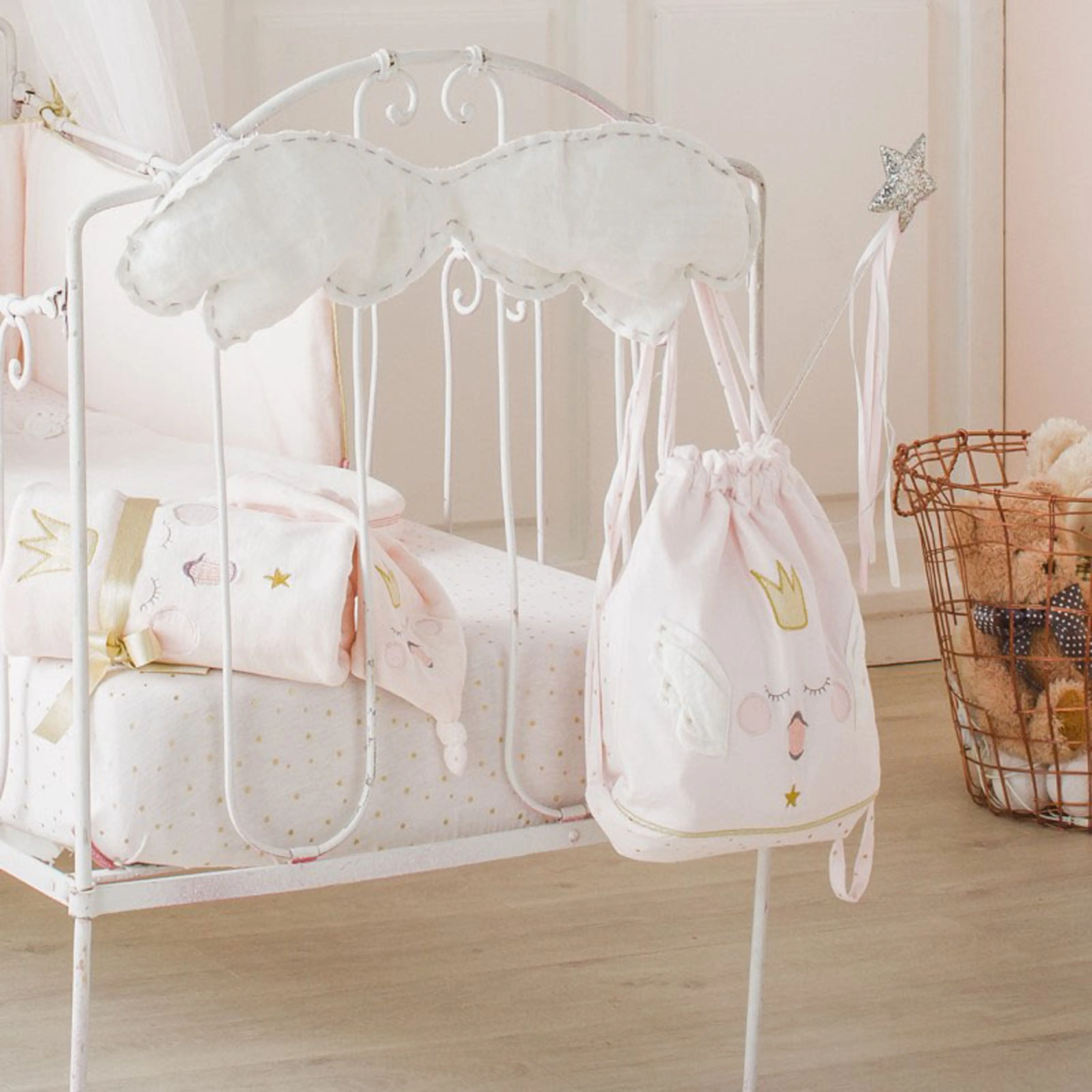 Little Crevette Smooth Backpack Princess Swan