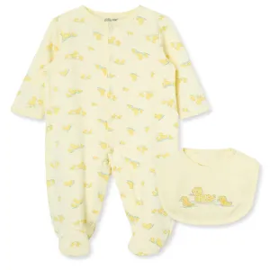 Little Ducks Footie and Bib Set