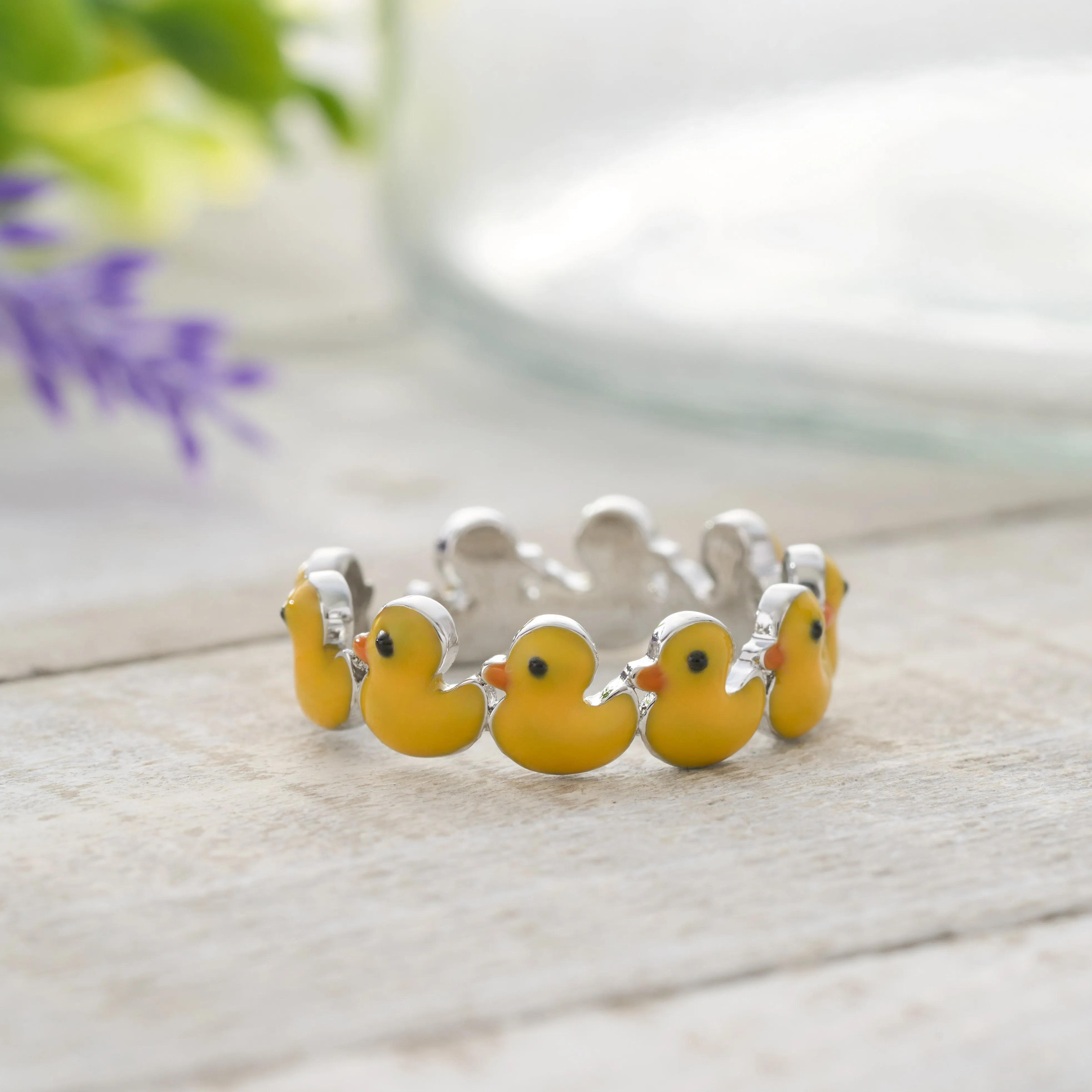 Little Yellow Duck Ring