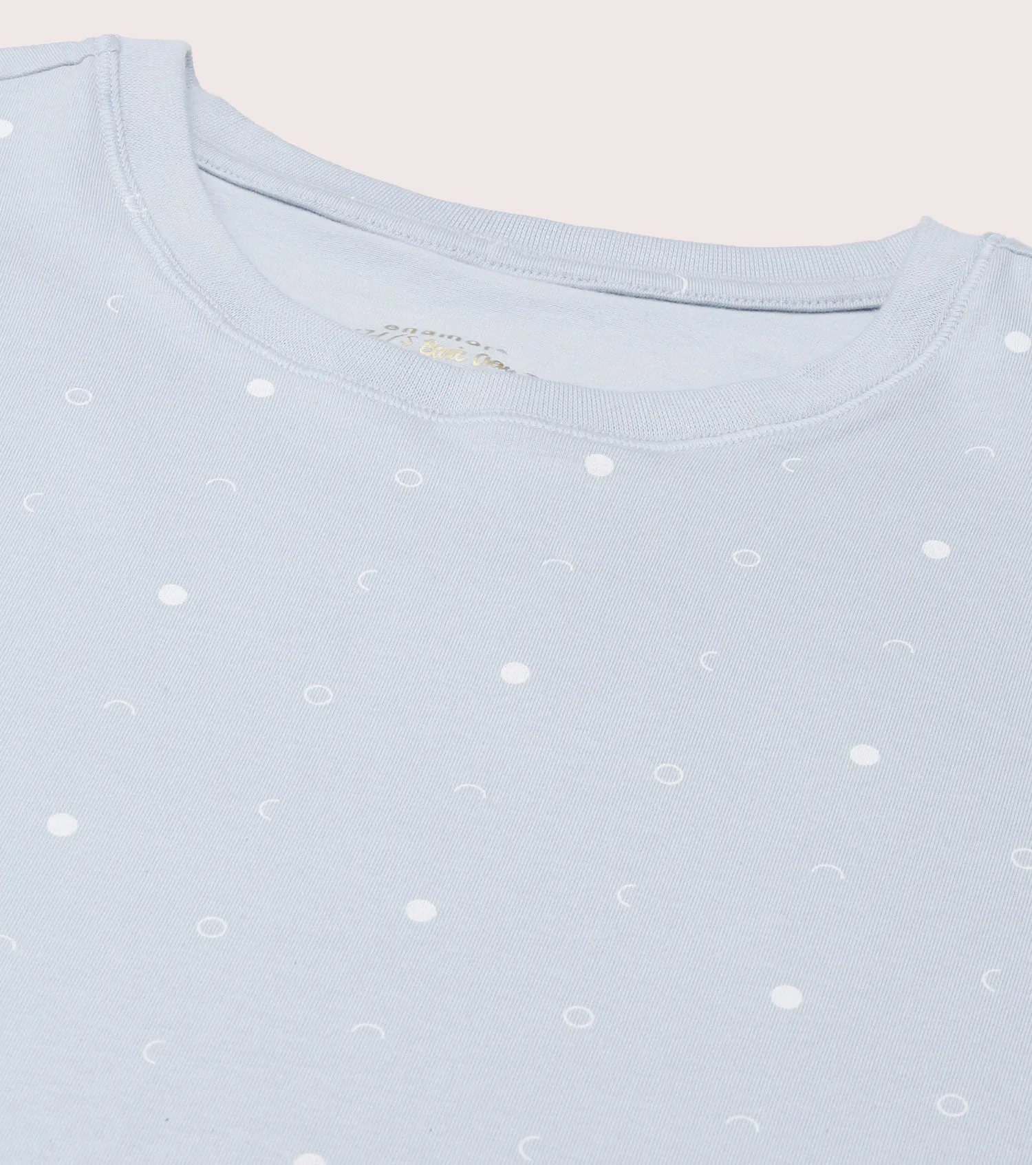 Long Sleeve Basic Crew Tee - Graphics | Crew Neck Basic Stretch Cotton Tee | E257