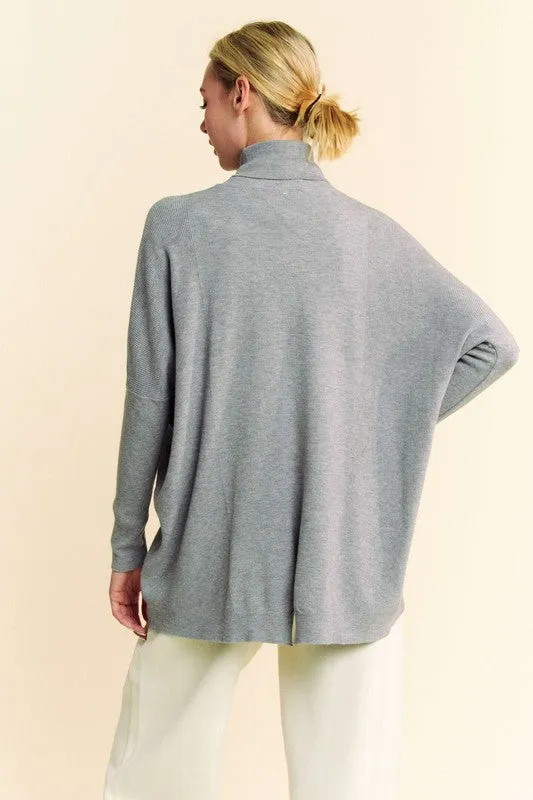 Loose Fit Turtle Neck Sweater