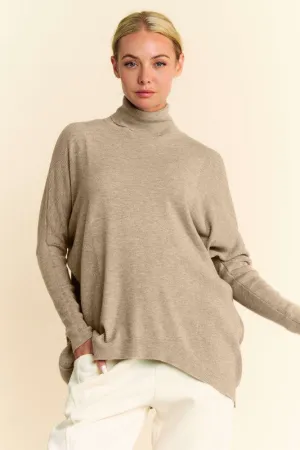 Loose Fit Turtle Neck Sweater