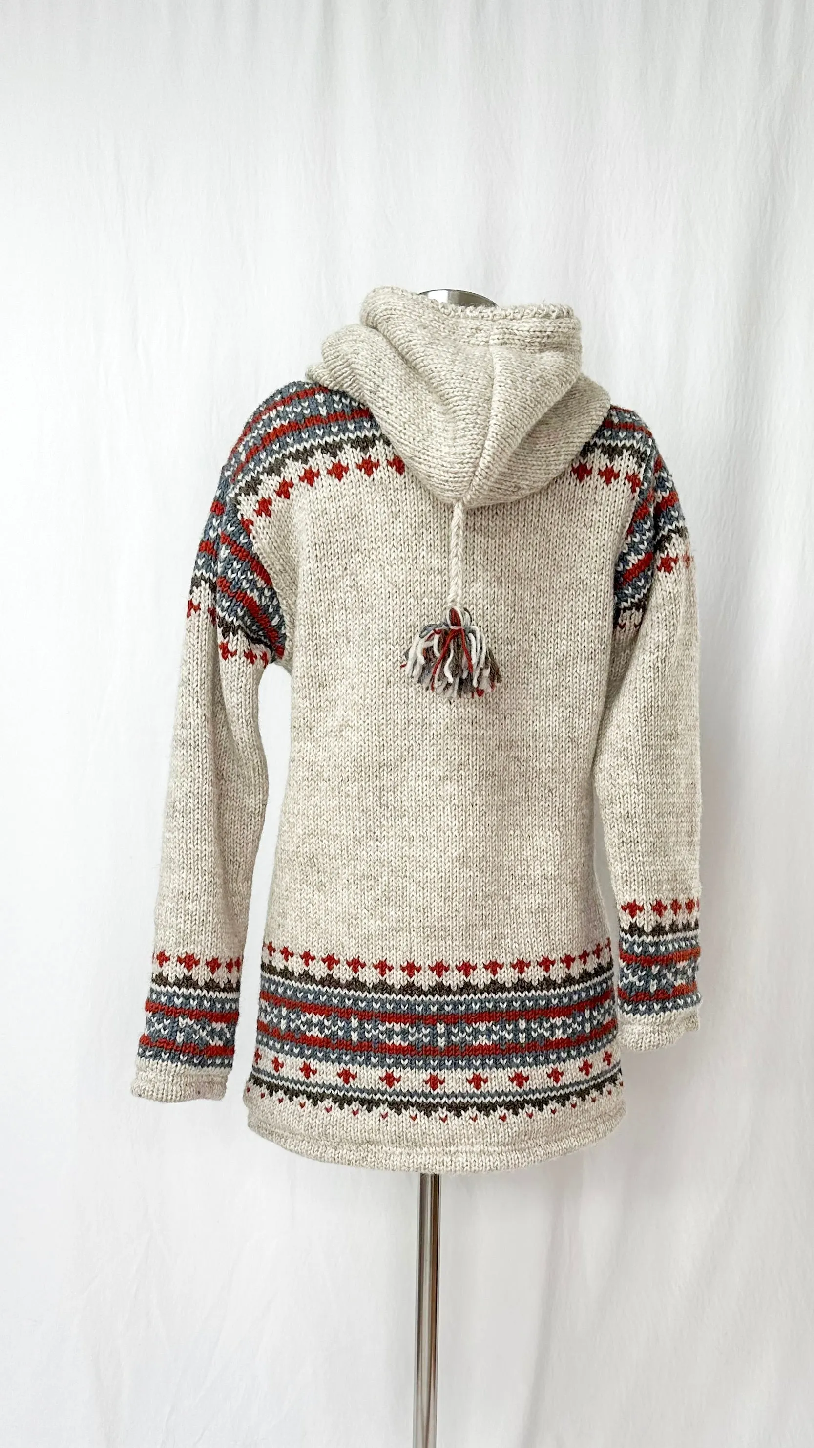 Lost Horizons Elizabeth Fleece Lined Knit Hooded Jacket (M)