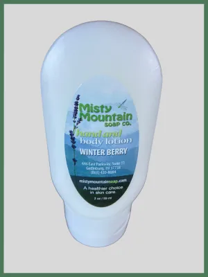 Lotion Misty Mountain Soap Company Winter Berries Hand & Body Lotion