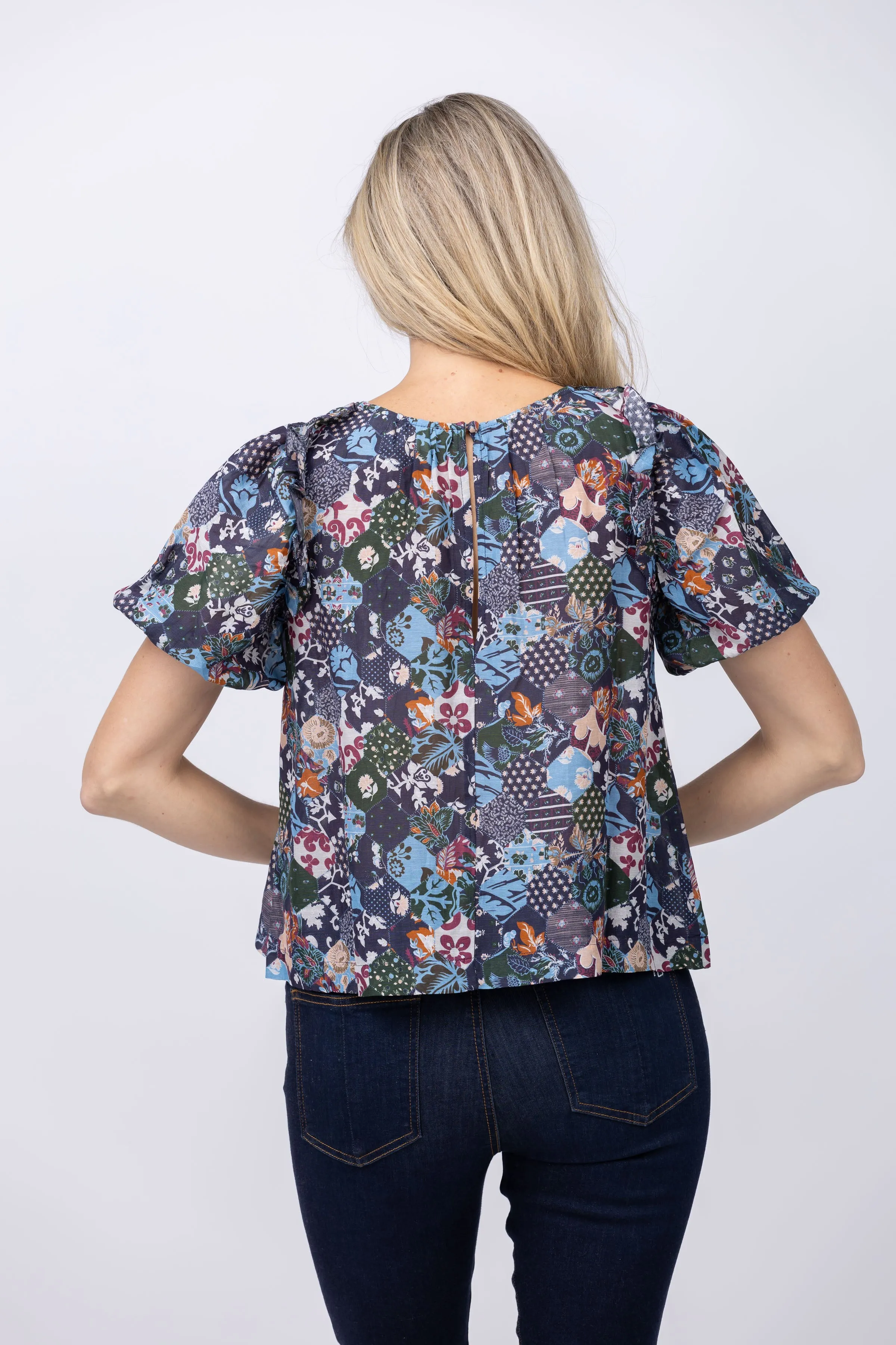 Love The Label Doria Top in Theodora Print