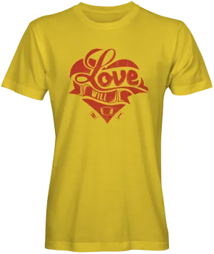 Love Will Heal Slogan Tee