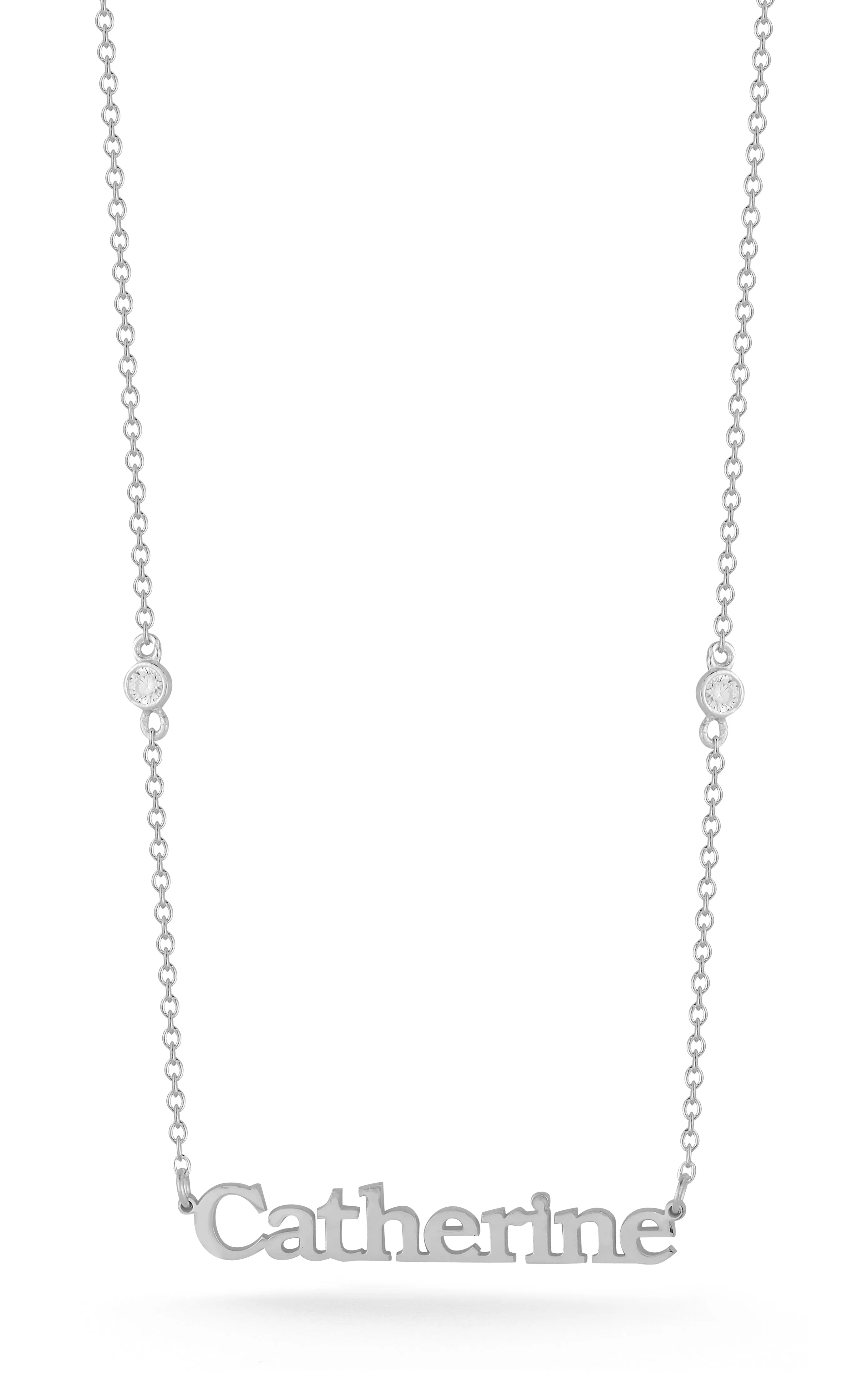 Lowercase Nameplate Necklace