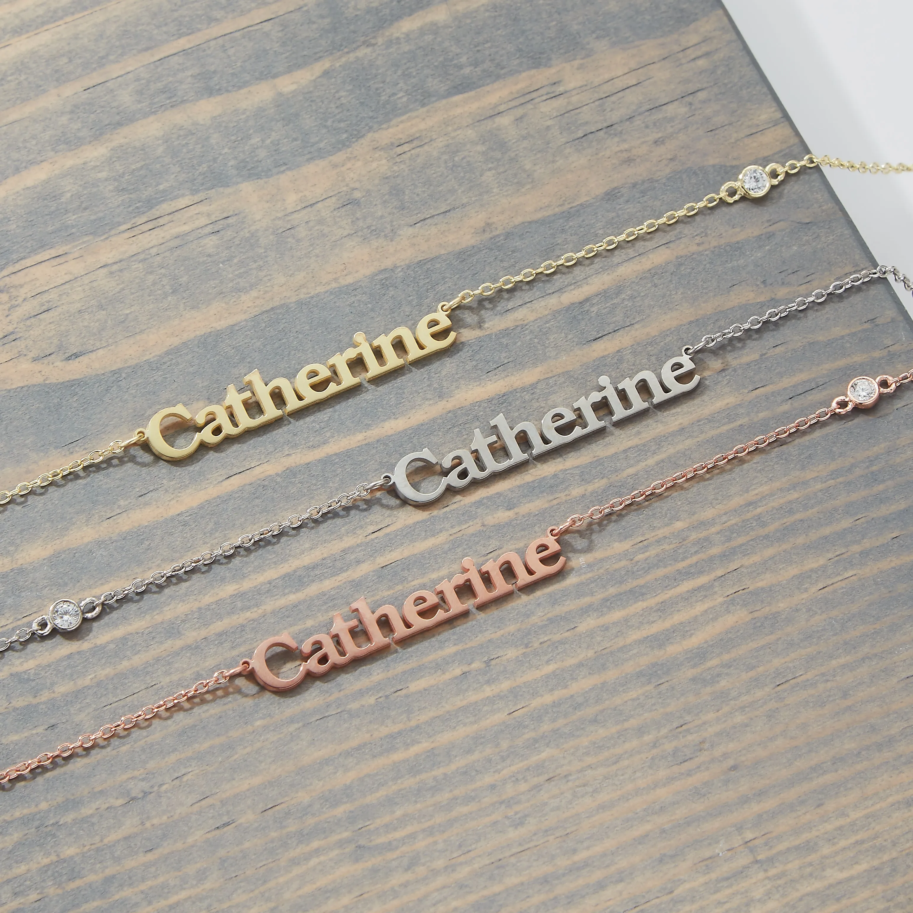 Lowercase Nameplate Necklace