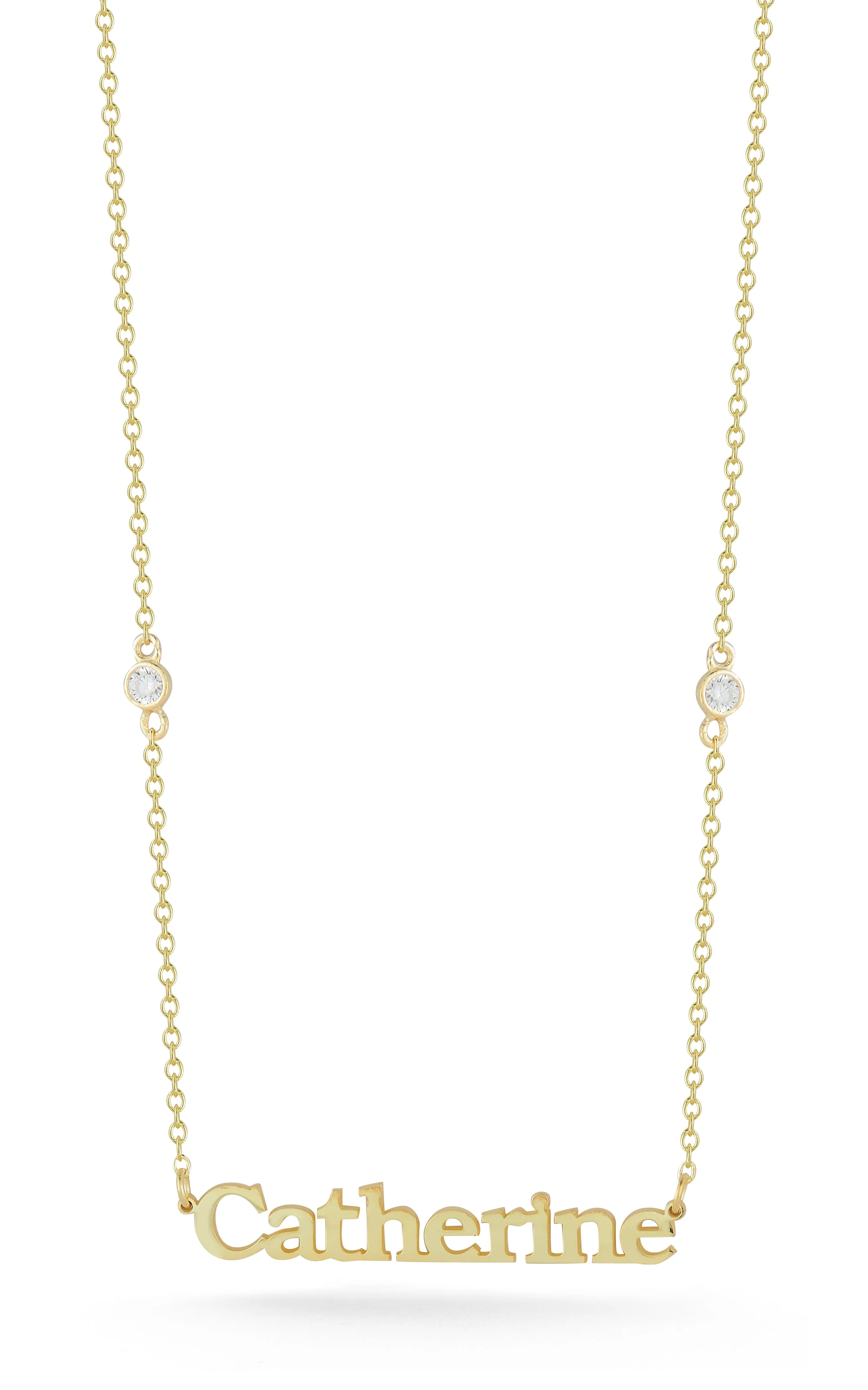 Lowercase Nameplate Necklace