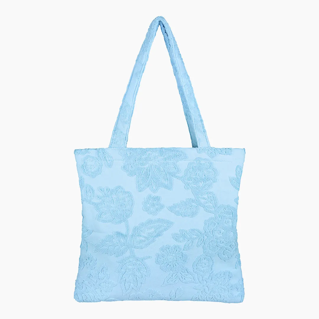 Lucia Sky Toweling Tote Bag