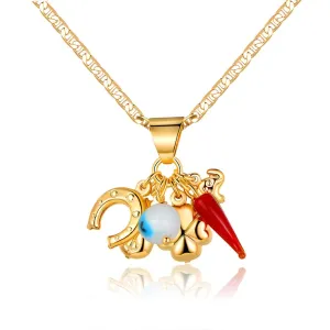 Lucky Charms Pendant Necklace