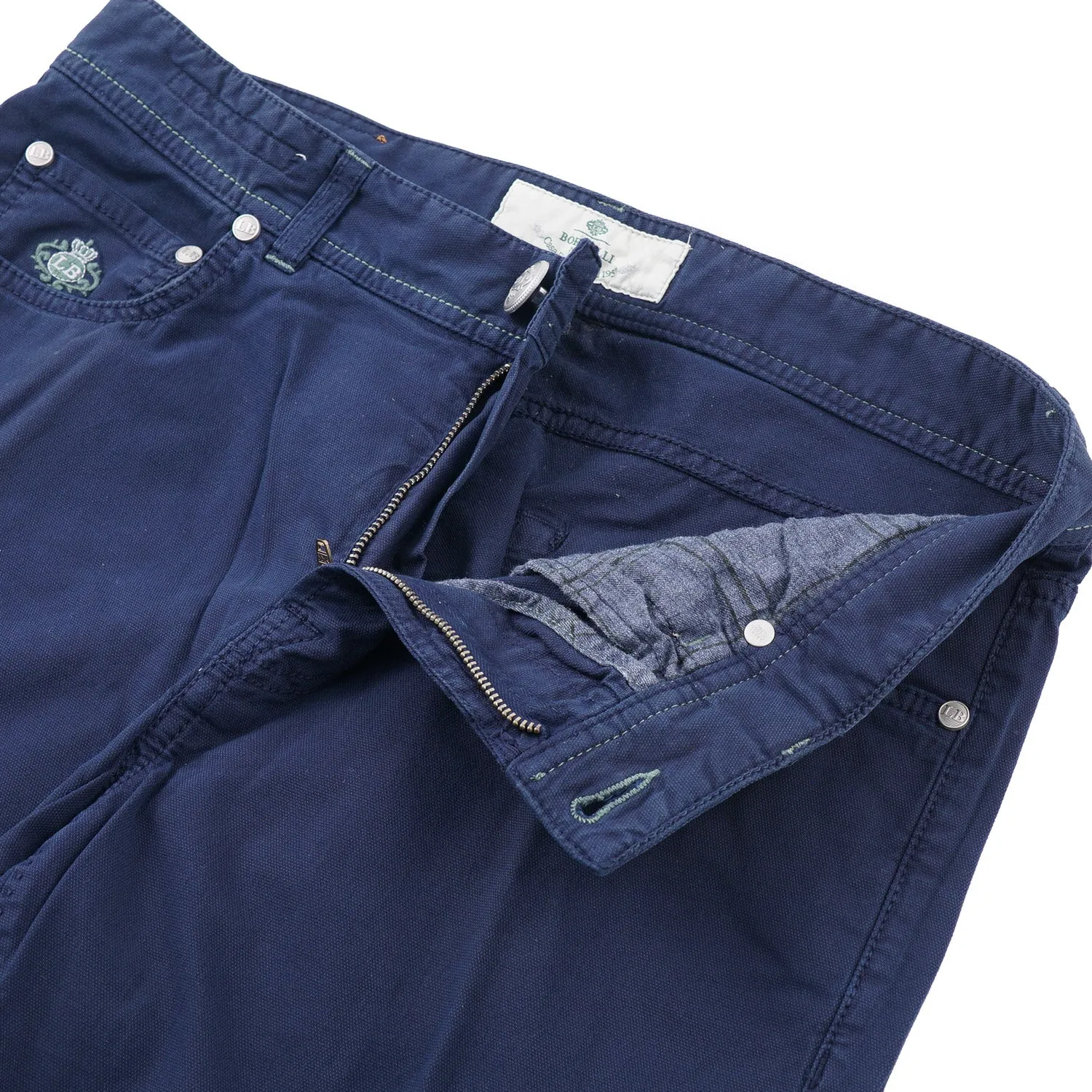 Luigi Borrelli Lightweight 5-Pocket Cotton Pants
