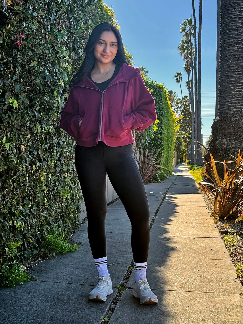 LULULEMON LUXE SCUBA FULL ZIP CROPPED HOODIE