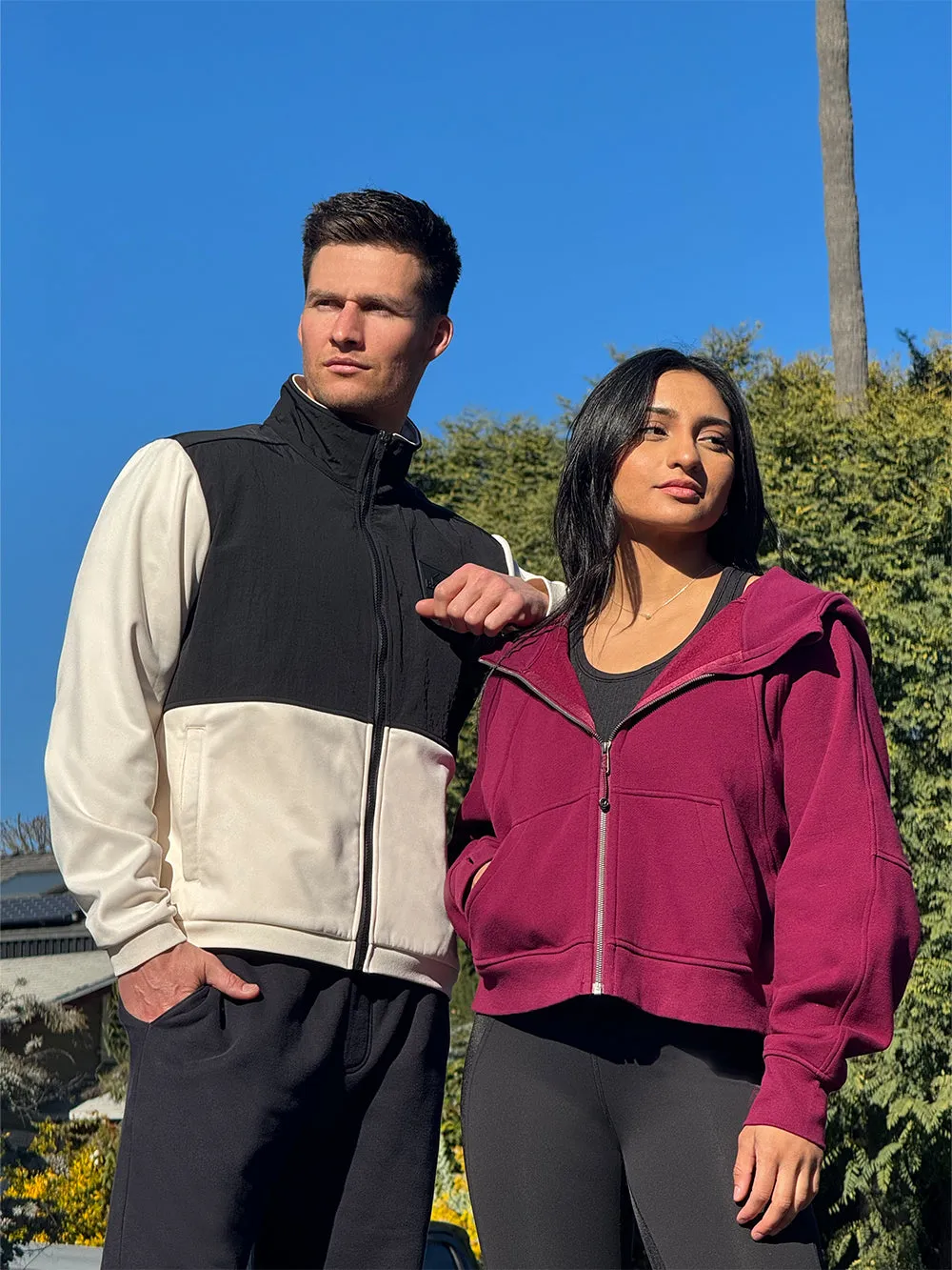 LULULEMON LUXE SCUBA FULL ZIP CROPPED HOODIE