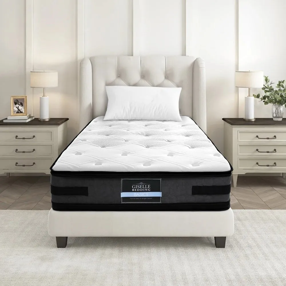 Luna Euro Top Cool Gel Pocket Spring Mattress 36cm Thick - King Single