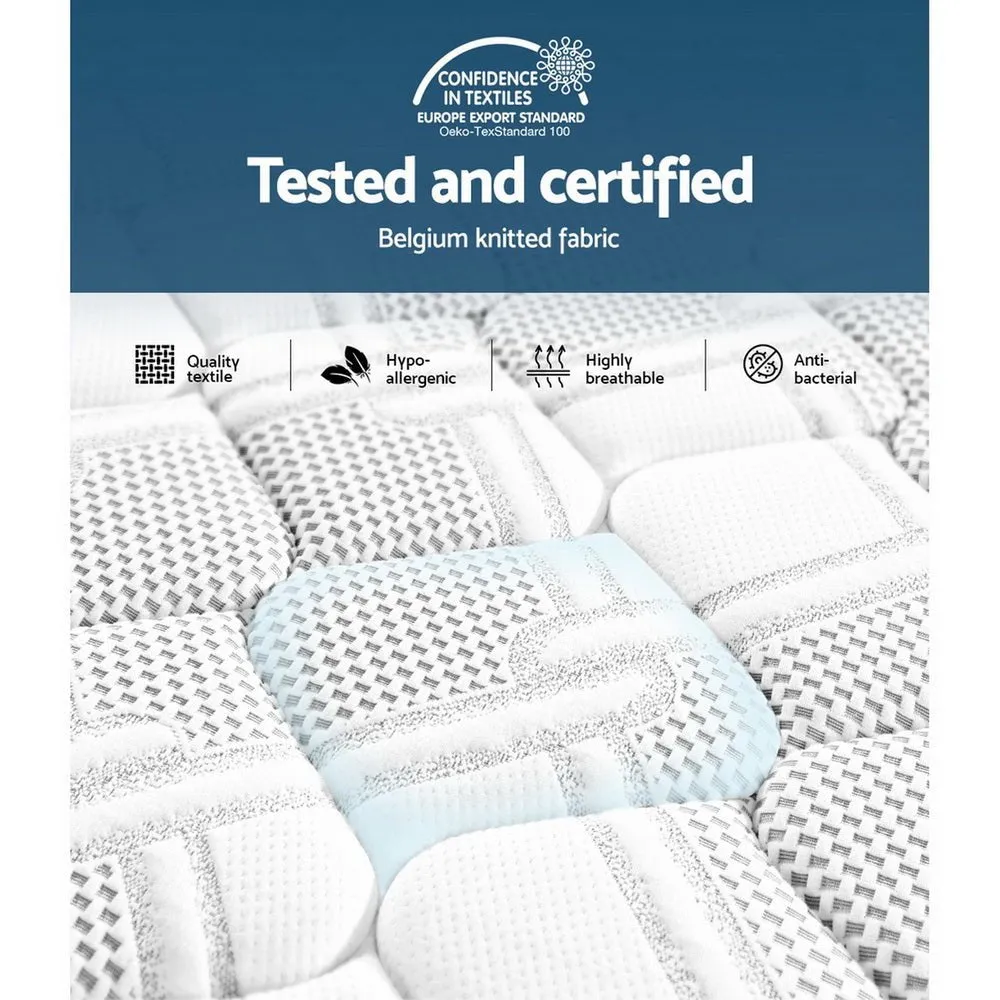 Luna Euro Top Cool Gel Pocket Spring Mattress 36cm Thick - Single
