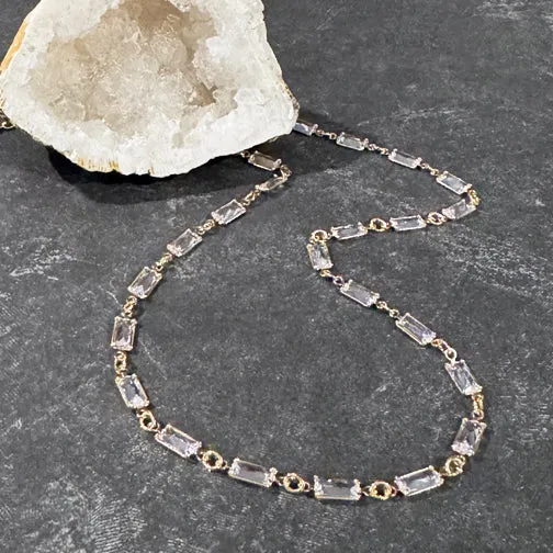 Luxe Lineage Crystal Necklace (GOLD OR SILVER)