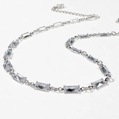 Luxe Lineage Crystal Necklace (GOLD OR SILVER)