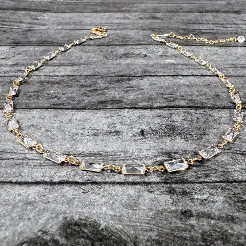 Luxe Lineage Crystal Necklace (GOLD OR SILVER)