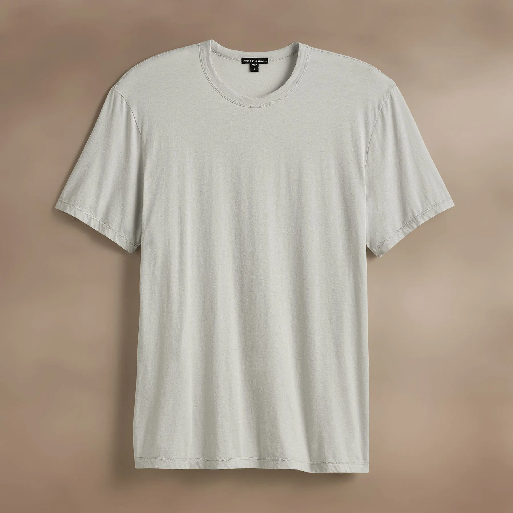 Luxe Lotus Jersey Tee - Light Mist