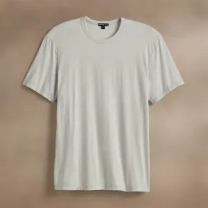 Luxe Lotus Jersey Tee - Light Mist