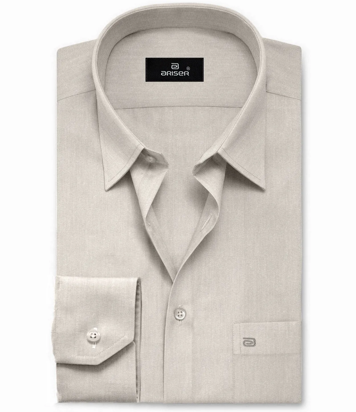 Luxor - Beige Formal Shirts for Men | Ariser