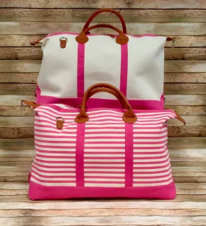 Luxurious Canvas Weekender / Overnight Bag