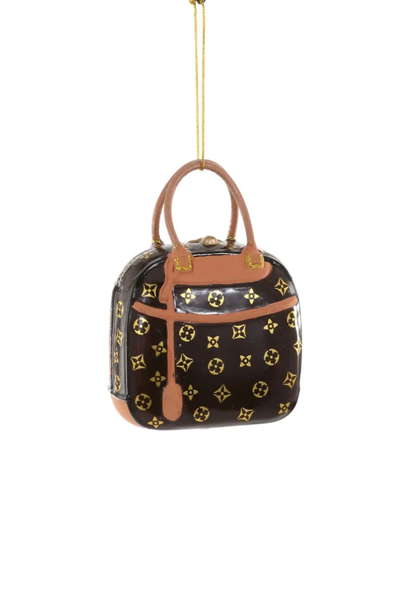 Luxury Brown Handbag Ornament
