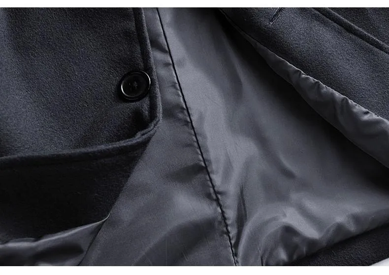 Luxury Thick Wool Trench Coat