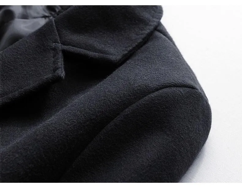 Luxury Thick Wool Trench Coat