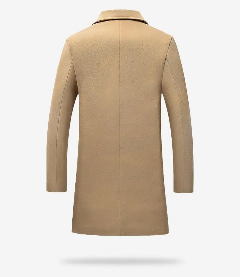 Luxury Thick Wool Trench Coat