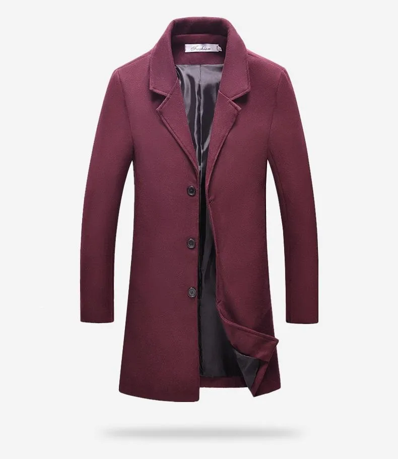 Luxury Thick Wool Trench Coat