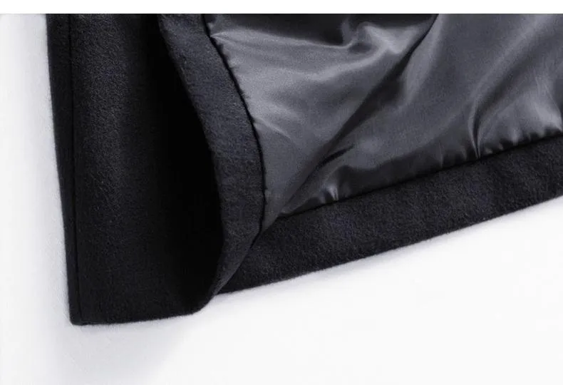 Luxury Thick Wool Trench Coat