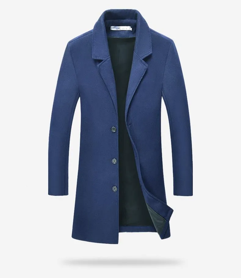 Luxury Thick Wool Trench Coat