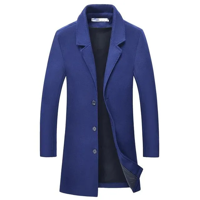 Luxury Thick Wool Trench Coat