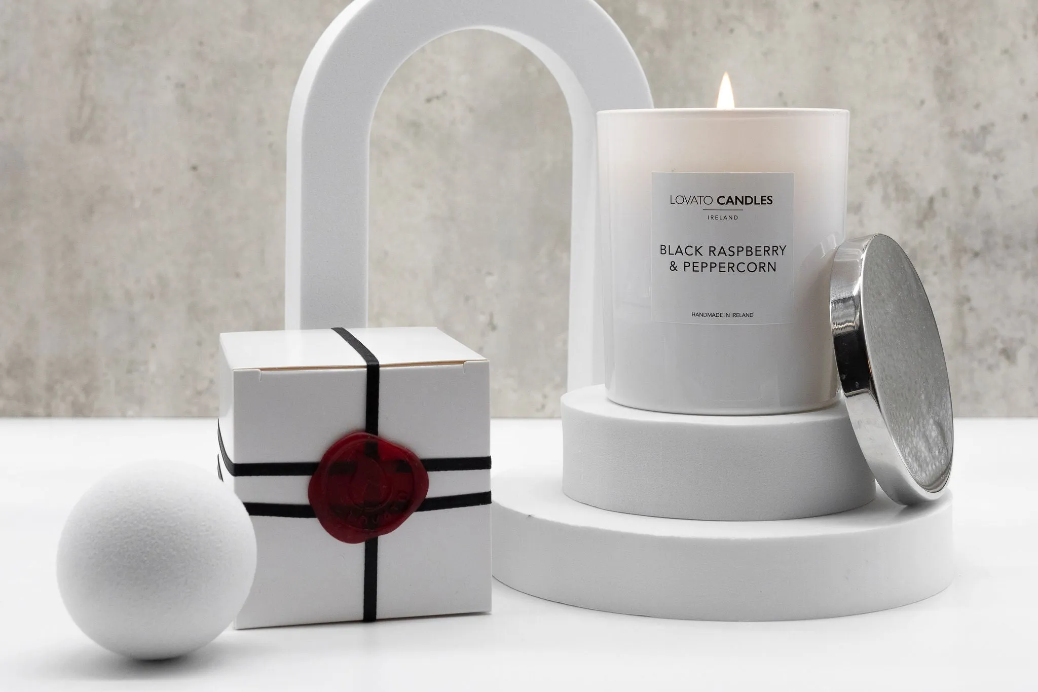 Luxury White Candle - Fresh Linen