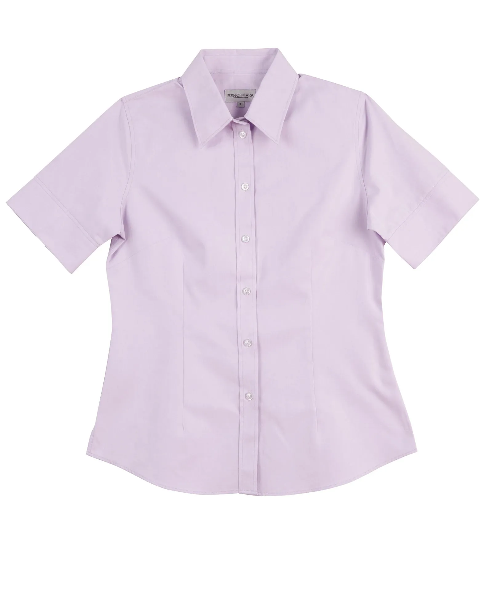 M8040S Women's CVC Oxford Short Sleeve Shirt