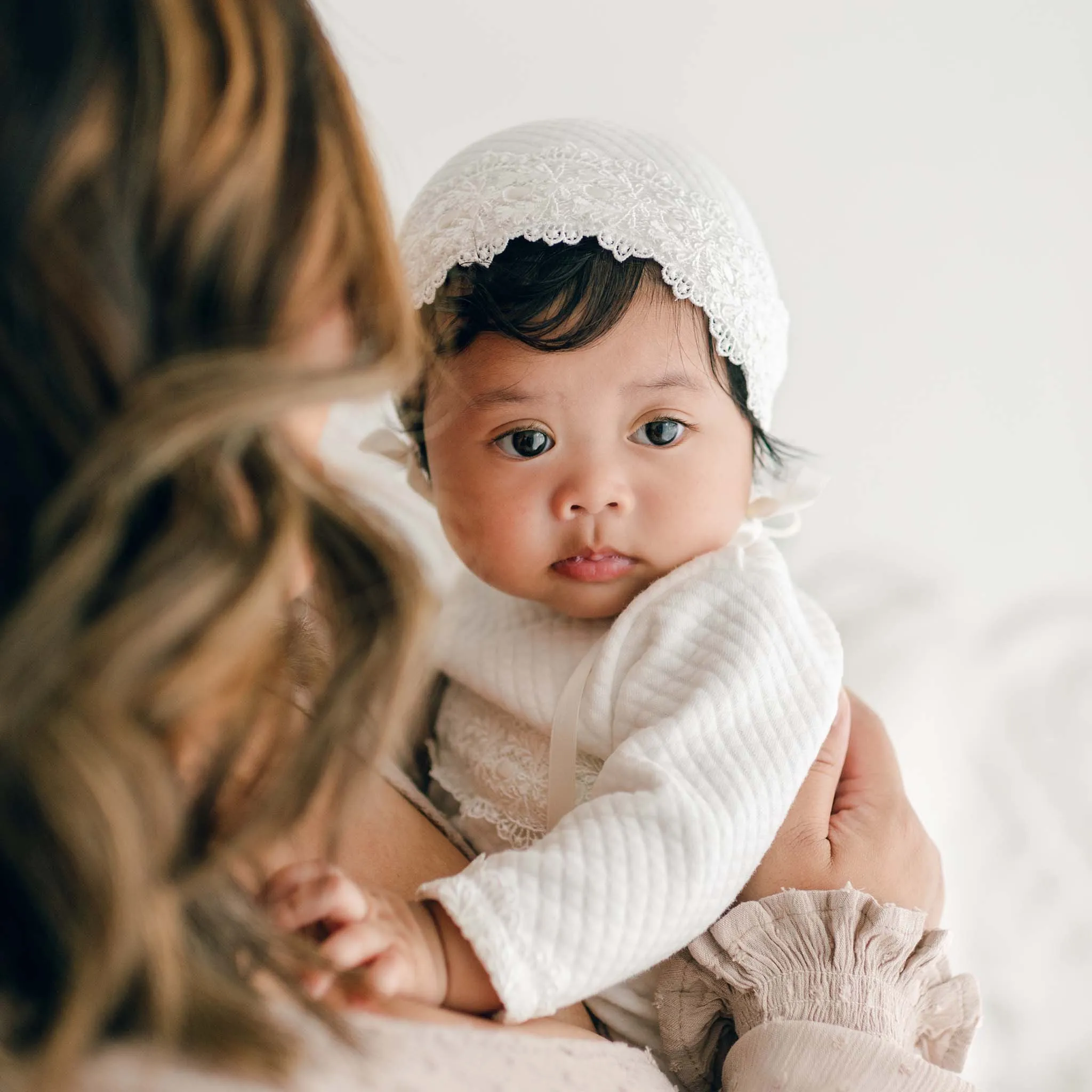 Madeline Quilted Newborn Bonnet