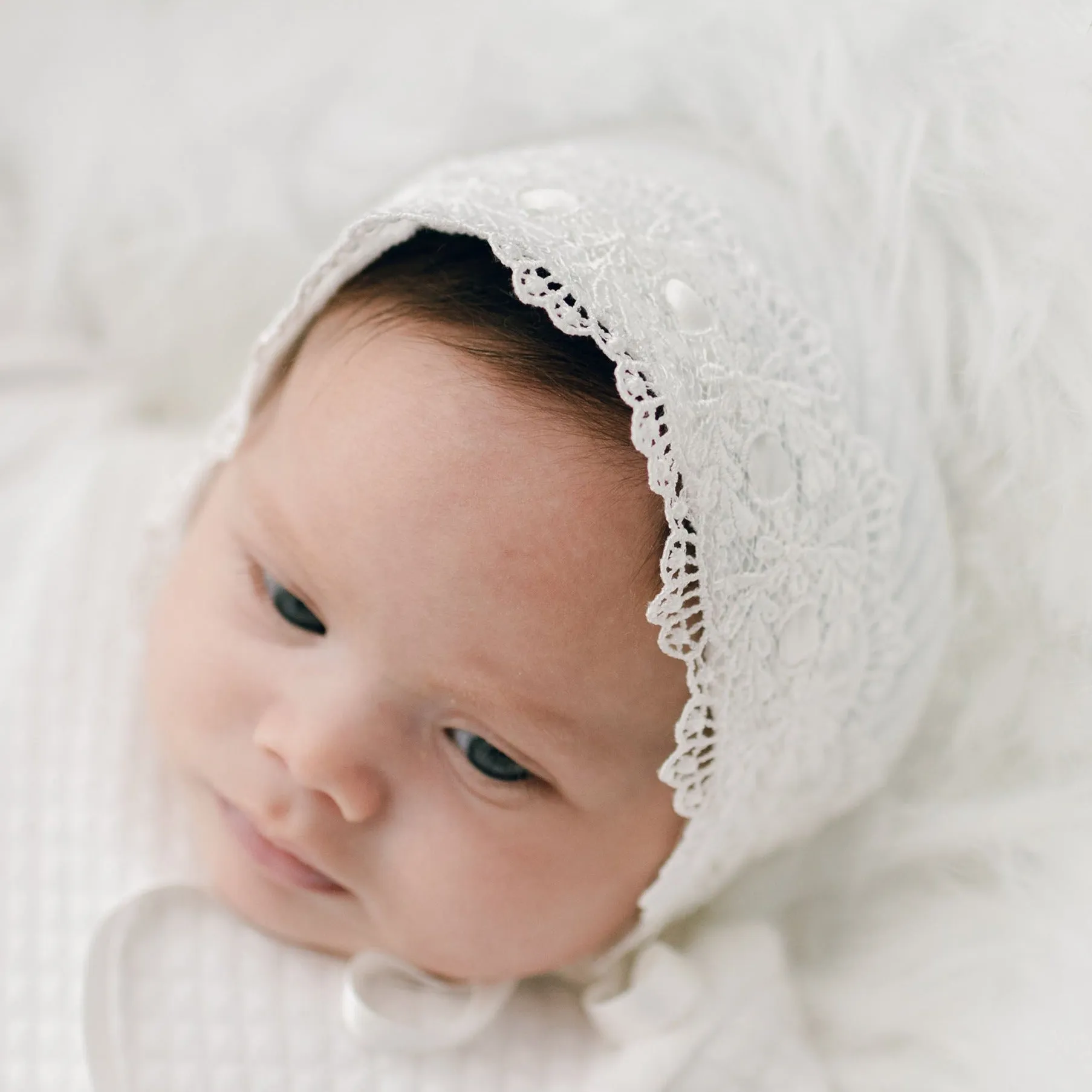 Madeline Quilted Newborn Bonnet