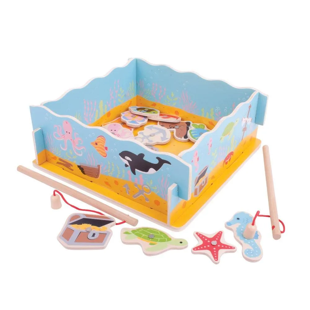 Magnetic Fishing Game with Base