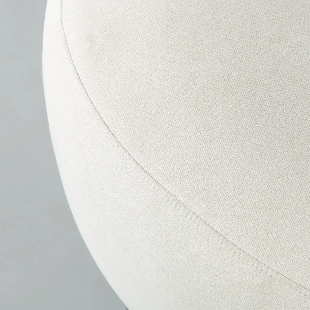 MAGNUS - Cream Fabric 3-Seater Sofa