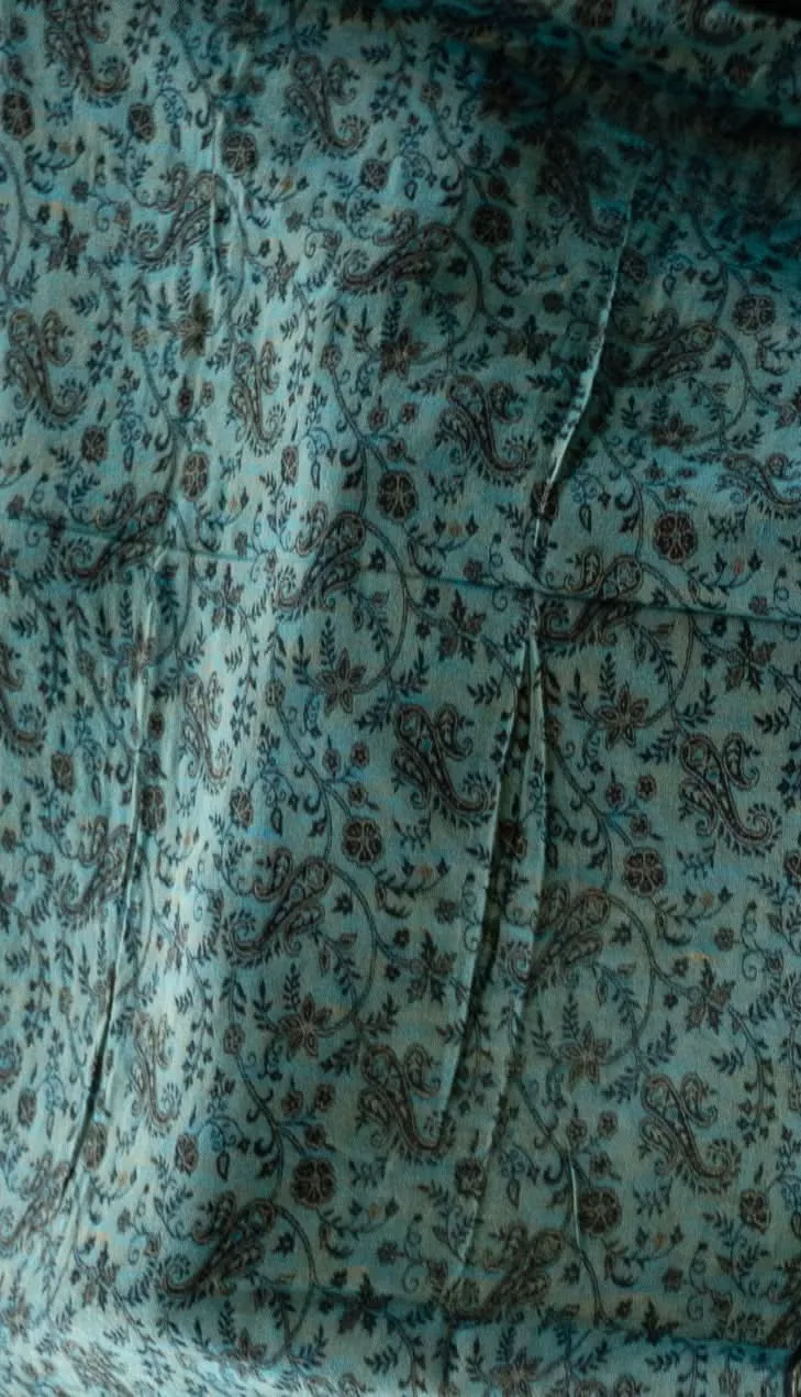 Mai Shawl for Men - Blue Baroque